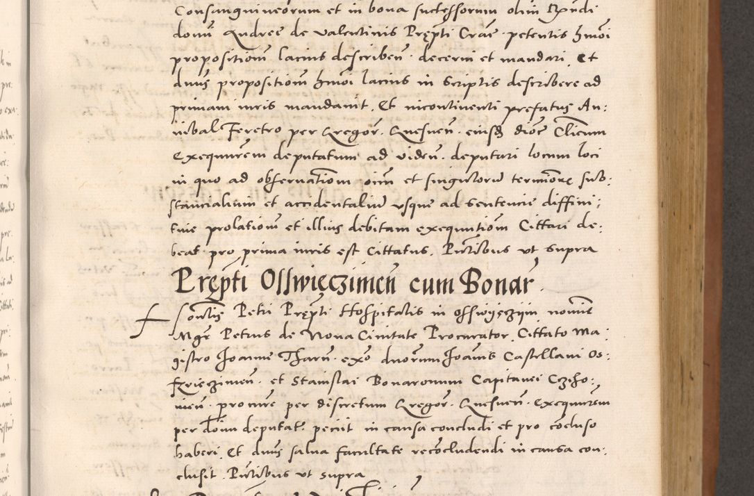 Zdjęcie nr 393 dla obiektu archiwalnego: Acta actorum causarum, sentenciarum tam diffinitivarum quam interloquutoriarum, decretorum, obligationum, quietationum et constitucionum procuratorum coram reverendo domino Bartholomeo Ganthkowsky cancellario Gnesnensi, archidiacono et reverendissimi in Christo patris domini Andree Dei gratia episcopi Cracoviensis vicario in spiritualibus generali Cracoviensi ad annum Domini millesimum quingentesimum quingentesimum primum, cuius indictio nona, pontificatus sanctissimi in Christo patris domini Julii divina providencia pape tercii, annus secundus (sic!) felici omine incipiutur.