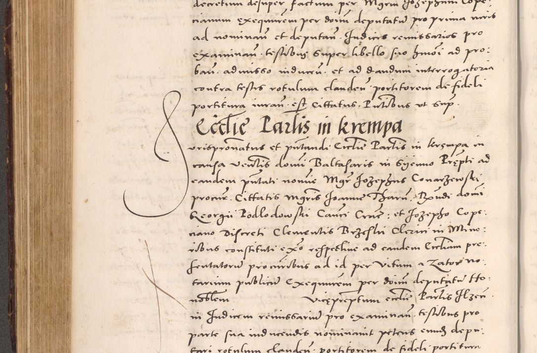 Zdjęcie nr 390 dla obiektu archiwalnego: Acta actorum causarum, sentenciarum tam diffinitivarum quam interloquutoriarum, decretorum, obligationum, quietationum et constitucionum procuratorum coram reverendo domino Bartholomeo Ganthkowsky cancellario Gnesnensi, archidiacono et reverendissimi in Christo patris domini Andree Dei gratia episcopi Cracoviensis vicario in spiritualibus generali Cracoviensi ad annum Domini millesimum quingentesimum quingentesimum primum, cuius indictio nona, pontificatus sanctissimi in Christo patris domini Julii divina providencia pape tercii, annus secundus (sic!) felici omine incipiutur.