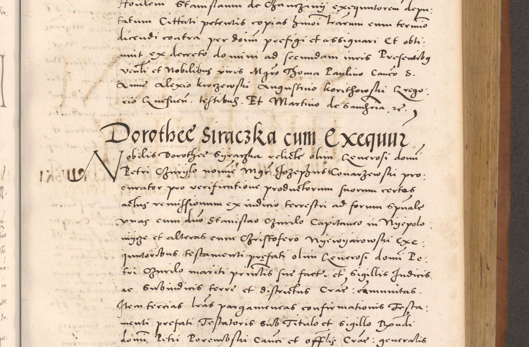 Zdjęcie nr 387 dla obiektu archiwalnego: Acta actorum causarum, sentenciarum tam diffinitivarum quam interloquutoriarum, decretorum, obligationum, quietationum et constitucionum procuratorum coram reverendo domino Bartholomeo Ganthkowsky cancellario Gnesnensi, archidiacono et reverendissimi in Christo patris domini Andree Dei gratia episcopi Cracoviensis vicario in spiritualibus generali Cracoviensi ad annum Domini millesimum quingentesimum quingentesimum primum, cuius indictio nona, pontificatus sanctissimi in Christo patris domini Julii divina providencia pape tercii, annus secundus (sic!) felici omine incipiutur.
