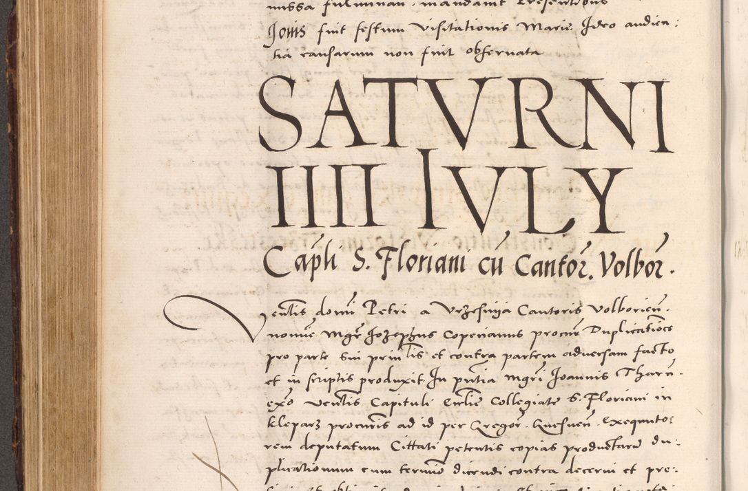 Zdjęcie nr 386 dla obiektu archiwalnego: Acta actorum causarum, sentenciarum tam diffinitivarum quam interloquutoriarum, decretorum, obligationum, quietationum et constitucionum procuratorum coram reverendo domino Bartholomeo Ganthkowsky cancellario Gnesnensi, archidiacono et reverendissimi in Christo patris domini Andree Dei gratia episcopi Cracoviensis vicario in spiritualibus generali Cracoviensi ad annum Domini millesimum quingentesimum quingentesimum primum, cuius indictio nona, pontificatus sanctissimi in Christo patris domini Julii divina providencia pape tercii, annus secundus (sic!) felici omine incipiutur.