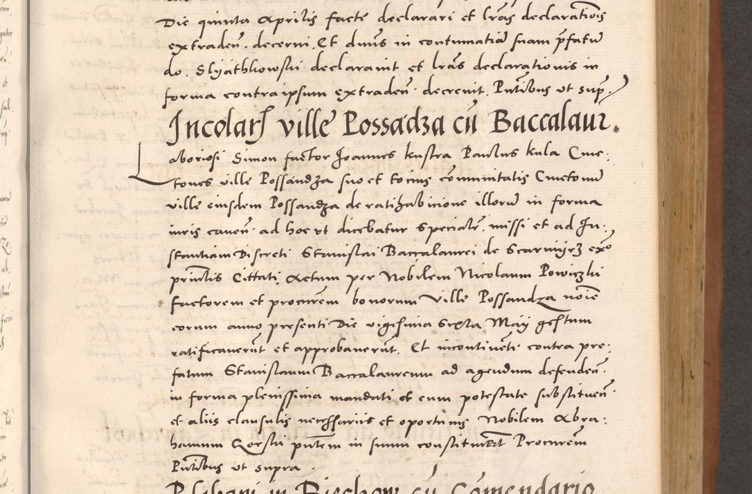 Zdjęcie nr 377 dla obiektu archiwalnego: Acta actorum causarum, sentenciarum tam diffinitivarum quam interloquutoriarum, decretorum, obligationum, quietationum et constitucionum procuratorum coram reverendo domino Bartholomeo Ganthkowsky cancellario Gnesnensi, archidiacono et reverendissimi in Christo patris domini Andree Dei gratia episcopi Cracoviensis vicario in spiritualibus generali Cracoviensi ad annum Domini millesimum quingentesimum quingentesimum primum, cuius indictio nona, pontificatus sanctissimi in Christo patris domini Julii divina providencia pape tercii, annus secundus (sic!) felici omine incipiutur.