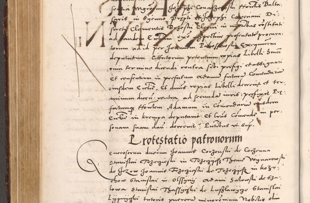 Zdjęcie nr 372 dla obiektu archiwalnego: Acta actorum causarum, sentenciarum tam diffinitivarum quam interloquutoriarum, decretorum, obligationum, quietationum et constitucionum procuratorum coram reverendo domino Bartholomeo Ganthkowsky cancellario Gnesnensi, archidiacono et reverendissimi in Christo patris domini Andree Dei gratia episcopi Cracoviensis vicario in spiritualibus generali Cracoviensi ad annum Domini millesimum quingentesimum quingentesimum primum, cuius indictio nona, pontificatus sanctissimi in Christo patris domini Julii divina providencia pape tercii, annus secundus (sic!) felici omine incipiutur.