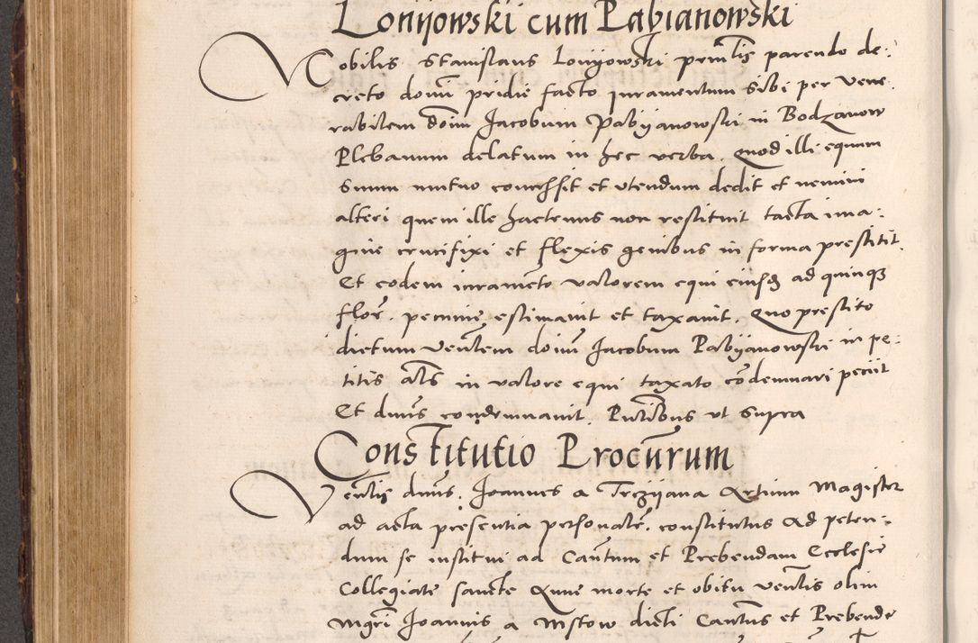 Zdjęcie nr 368 dla obiektu archiwalnego: Acta actorum causarum, sentenciarum tam diffinitivarum quam interloquutoriarum, decretorum, obligationum, quietationum et constitucionum procuratorum coram reverendo domino Bartholomeo Ganthkowsky cancellario Gnesnensi, archidiacono et reverendissimi in Christo patris domini Andree Dei gratia episcopi Cracoviensis vicario in spiritualibus generali Cracoviensi ad annum Domini millesimum quingentesimum quingentesimum primum, cuius indictio nona, pontificatus sanctissimi in Christo patris domini Julii divina providencia pape tercii, annus secundus (sic!) felici omine incipiutur.
