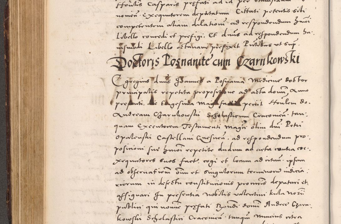 Zdjęcie nr 364 dla obiektu archiwalnego: Acta actorum causarum, sentenciarum tam diffinitivarum quam interloquutoriarum, decretorum, obligationum, quietationum et constitucionum procuratorum coram reverendo domino Bartholomeo Ganthkowsky cancellario Gnesnensi, archidiacono et reverendissimi in Christo patris domini Andree Dei gratia episcopi Cracoviensis vicario in spiritualibus generali Cracoviensi ad annum Domini millesimum quingentesimum quingentesimum primum, cuius indictio nona, pontificatus sanctissimi in Christo patris domini Julii divina providencia pape tercii, annus secundus (sic!) felici omine incipiutur.