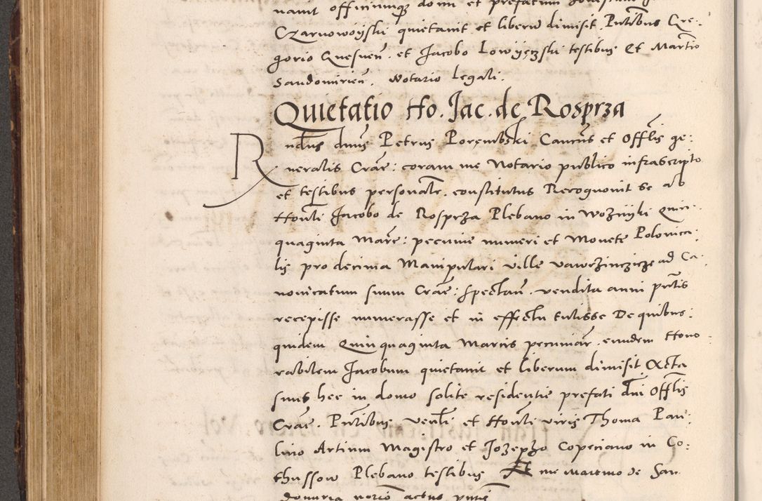 Zdjęcie nr 362 dla obiektu archiwalnego: Acta actorum causarum, sentenciarum tam diffinitivarum quam interloquutoriarum, decretorum, obligationum, quietationum et constitucionum procuratorum coram reverendo domino Bartholomeo Ganthkowsky cancellario Gnesnensi, archidiacono et reverendissimi in Christo patris domini Andree Dei gratia episcopi Cracoviensis vicario in spiritualibus generali Cracoviensi ad annum Domini millesimum quingentesimum quingentesimum primum, cuius indictio nona, pontificatus sanctissimi in Christo patris domini Julii divina providencia pape tercii, annus secundus (sic!) felici omine incipiutur.