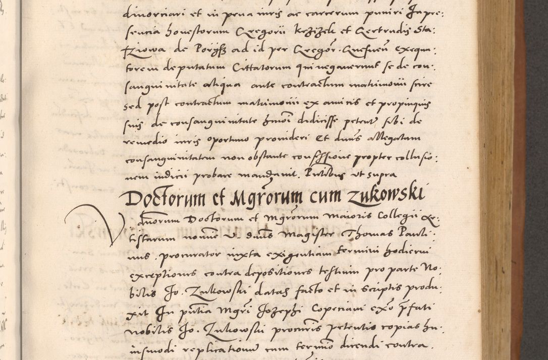 Zdjęcie nr 359 dla obiektu archiwalnego: Acta actorum causarum, sentenciarum tam diffinitivarum quam interloquutoriarum, decretorum, obligationum, quietationum et constitucionum procuratorum coram reverendo domino Bartholomeo Ganthkowsky cancellario Gnesnensi, archidiacono et reverendissimi in Christo patris domini Andree Dei gratia episcopi Cracoviensis vicario in spiritualibus generali Cracoviensi ad annum Domini millesimum quingentesimum quingentesimum primum, cuius indictio nona, pontificatus sanctissimi in Christo patris domini Julii divina providencia pape tercii, annus secundus (sic!) felici omine incipiutur.