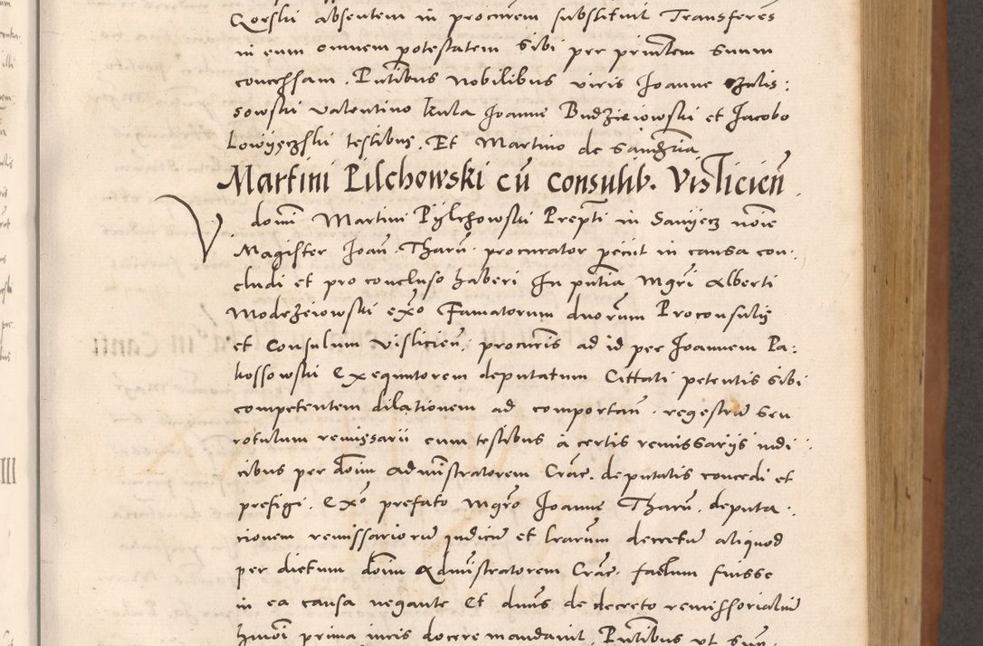 Zdjęcie nr 345 dla obiektu archiwalnego: Acta actorum causarum, sentenciarum tam diffinitivarum quam interloquutoriarum, decretorum, obligationum, quietationum et constitucionum procuratorum coram reverendo domino Bartholomeo Ganthkowsky cancellario Gnesnensi, archidiacono et reverendissimi in Christo patris domini Andree Dei gratia episcopi Cracoviensis vicario in spiritualibus generali Cracoviensi ad annum Domini millesimum quingentesimum quingentesimum primum, cuius indictio nona, pontificatus sanctissimi in Christo patris domini Julii divina providencia pape tercii, annus secundus (sic!) felici omine incipiutur.