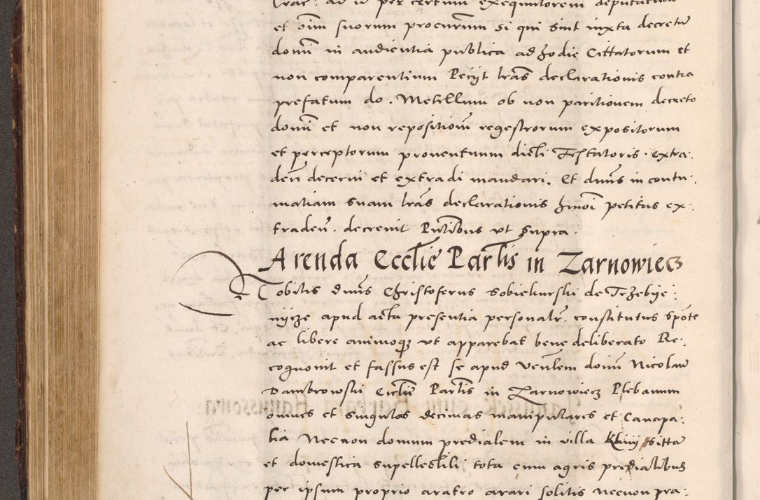 Zdjęcie nr 342 dla obiektu archiwalnego: Acta actorum causarum, sentenciarum tam diffinitivarum quam interloquutoriarum, decretorum, obligationum, quietationum et constitucionum procuratorum coram reverendo domino Bartholomeo Ganthkowsky cancellario Gnesnensi, archidiacono et reverendissimi in Christo patris domini Andree Dei gratia episcopi Cracoviensis vicario in spiritualibus generali Cracoviensi ad annum Domini millesimum quingentesimum quingentesimum primum, cuius indictio nona, pontificatus sanctissimi in Christo patris domini Julii divina providencia pape tercii, annus secundus (sic!) felici omine incipiutur.