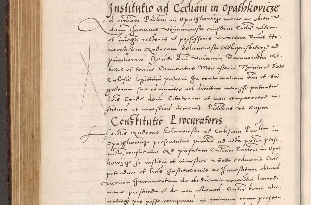Zdjęcie nr 338 dla obiektu archiwalnego: Acta actorum causarum, sentenciarum tam diffinitivarum quam interloquutoriarum, decretorum, obligationum, quietationum et constitucionum procuratorum coram reverendo domino Bartholomeo Ganthkowsky cancellario Gnesnensi, archidiacono et reverendissimi in Christo patris domini Andree Dei gratia episcopi Cracoviensis vicario in spiritualibus generali Cracoviensi ad annum Domini millesimum quingentesimum quingentesimum primum, cuius indictio nona, pontificatus sanctissimi in Christo patris domini Julii divina providencia pape tercii, annus secundus (sic!) felici omine incipiutur.