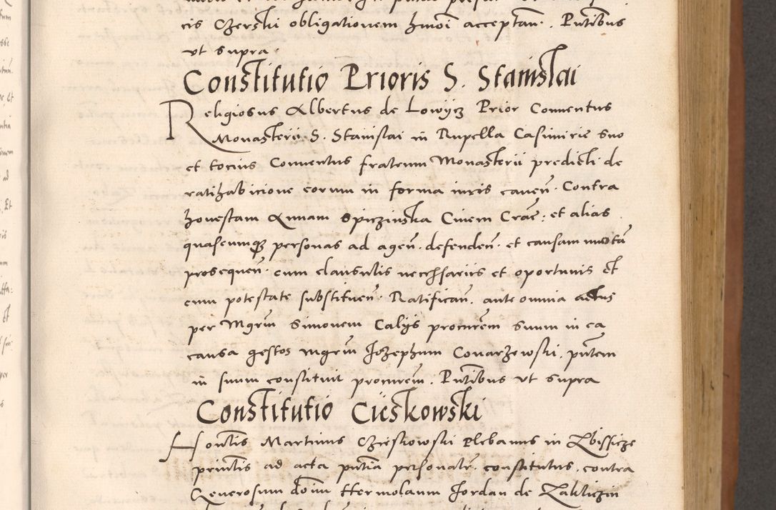 Zdjęcie nr 325 dla obiektu archiwalnego: Acta actorum causarum, sentenciarum tam diffinitivarum quam interloquutoriarum, decretorum, obligationum, quietationum et constitucionum procuratorum coram reverendo domino Bartholomeo Ganthkowsky cancellario Gnesnensi, archidiacono et reverendissimi in Christo patris domini Andree Dei gratia episcopi Cracoviensis vicario in spiritualibus generali Cracoviensi ad annum Domini millesimum quingentesimum quingentesimum primum, cuius indictio nona, pontificatus sanctissimi in Christo patris domini Julii divina providencia pape tercii, annus secundus (sic!) felici omine incipiutur.