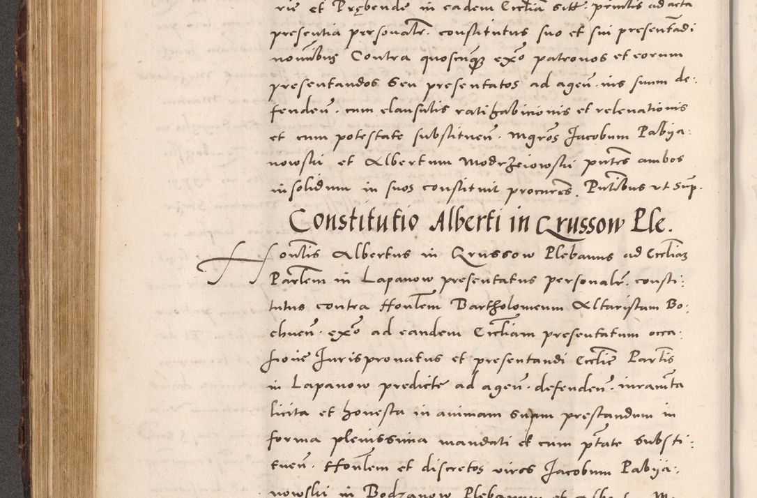 Zdjęcie nr 314 dla obiektu archiwalnego: Acta actorum causarum, sentenciarum tam diffinitivarum quam interloquutoriarum, decretorum, obligationum, quietationum et constitucionum procuratorum coram reverendo domino Bartholomeo Ganthkowsky cancellario Gnesnensi, archidiacono et reverendissimi in Christo patris domini Andree Dei gratia episcopi Cracoviensis vicario in spiritualibus generali Cracoviensi ad annum Domini millesimum quingentesimum quingentesimum primum, cuius indictio nona, pontificatus sanctissimi in Christo patris domini Julii divina providencia pape tercii, annus secundus (sic!) felici omine incipiutur.
