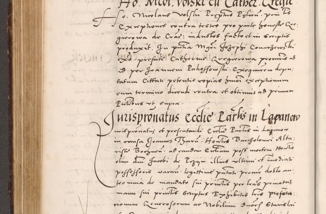 Zdjęcie nr 312 dla obiektu archiwalnego: Acta actorum causarum, sentenciarum tam diffinitivarum quam interloquutoriarum, decretorum, obligationum, quietationum et constitucionum procuratorum coram reverendo domino Bartholomeo Ganthkowsky cancellario Gnesnensi, archidiacono et reverendissimi in Christo patris domini Andree Dei gratia episcopi Cracoviensis vicario in spiritualibus generali Cracoviensi ad annum Domini millesimum quingentesimum quingentesimum primum, cuius indictio nona, pontificatus sanctissimi in Christo patris domini Julii divina providencia pape tercii, annus secundus (sic!) felici omine incipiutur.