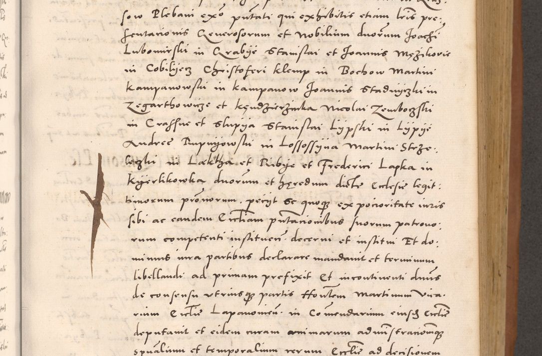 Zdjęcie nr 313 dla obiektu archiwalnego: Acta actorum causarum, sentenciarum tam diffinitivarum quam interloquutoriarum, decretorum, obligationum, quietationum et constitucionum procuratorum coram reverendo domino Bartholomeo Ganthkowsky cancellario Gnesnensi, archidiacono et reverendissimi in Christo patris domini Andree Dei gratia episcopi Cracoviensis vicario in spiritualibus generali Cracoviensi ad annum Domini millesimum quingentesimum quingentesimum primum, cuius indictio nona, pontificatus sanctissimi in Christo patris domini Julii divina providencia pape tercii, annus secundus (sic!) felici omine incipiutur.