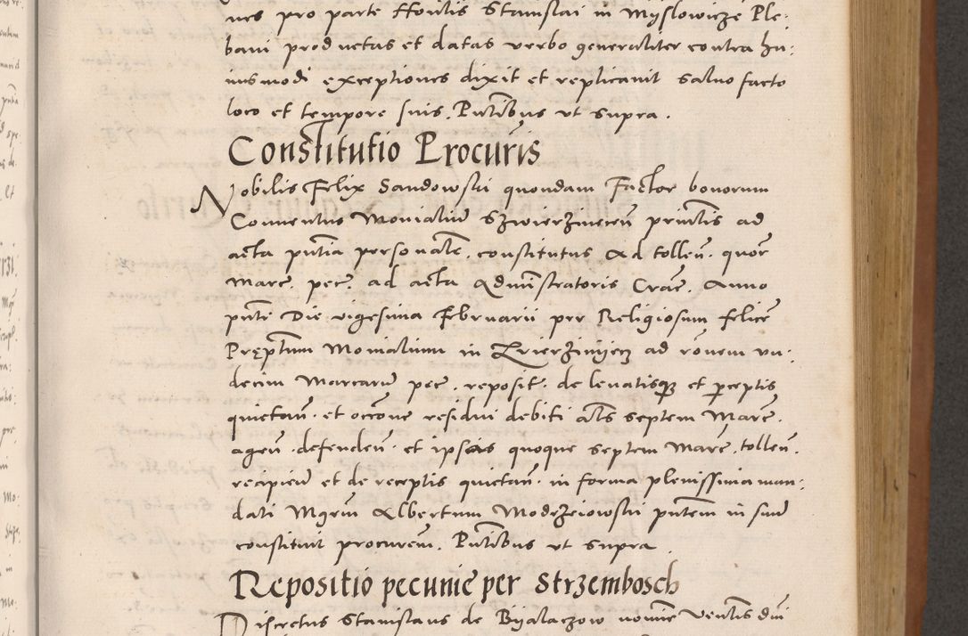 Zdjęcie nr 307 dla obiektu archiwalnego: Acta actorum causarum, sentenciarum tam diffinitivarum quam interloquutoriarum, decretorum, obligationum, quietationum et constitucionum procuratorum coram reverendo domino Bartholomeo Ganthkowsky cancellario Gnesnensi, archidiacono et reverendissimi in Christo patris domini Andree Dei gratia episcopi Cracoviensis vicario in spiritualibus generali Cracoviensi ad annum Domini millesimum quingentesimum quingentesimum primum, cuius indictio nona, pontificatus sanctissimi in Christo patris domini Julii divina providencia pape tercii, annus secundus (sic!) felici omine incipiutur.