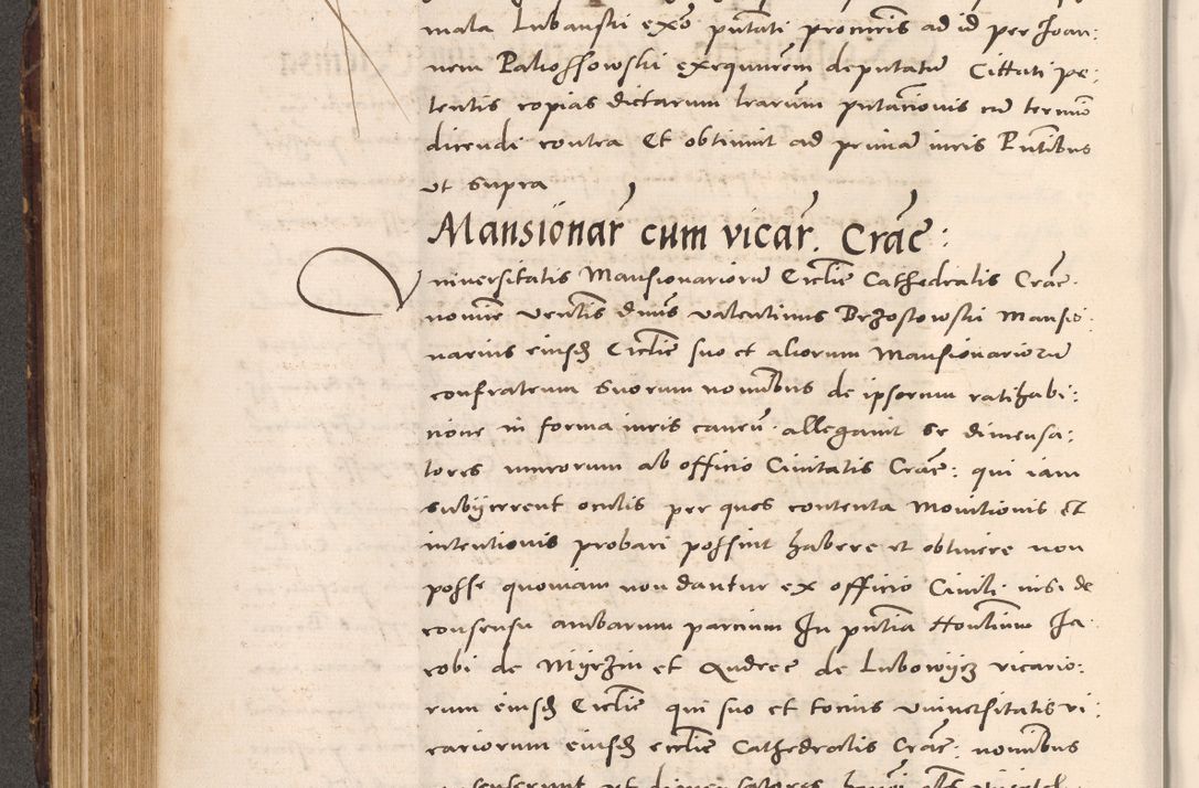 Zdjęcie nr 304 dla obiektu archiwalnego: Acta actorum causarum, sentenciarum tam diffinitivarum quam interloquutoriarum, decretorum, obligationum, quietationum et constitucionum procuratorum coram reverendo domino Bartholomeo Ganthkowsky cancellario Gnesnensi, archidiacono et reverendissimi in Christo patris domini Andree Dei gratia episcopi Cracoviensis vicario in spiritualibus generali Cracoviensi ad annum Domini millesimum quingentesimum quingentesimum primum, cuius indictio nona, pontificatus sanctissimi in Christo patris domini Julii divina providencia pape tercii, annus secundus (sic!) felici omine incipiutur.