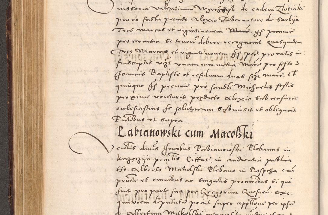 Zdjęcie nr 302 dla obiektu archiwalnego: Acta actorum causarum, sentenciarum tam diffinitivarum quam interloquutoriarum, decretorum, obligationum, quietationum et constitucionum procuratorum coram reverendo domino Bartholomeo Ganthkowsky cancellario Gnesnensi, archidiacono et reverendissimi in Christo patris domini Andree Dei gratia episcopi Cracoviensis vicario in spiritualibus generali Cracoviensi ad annum Domini millesimum quingentesimum quingentesimum primum, cuius indictio nona, pontificatus sanctissimi in Christo patris domini Julii divina providencia pape tercii, annus secundus (sic!) felici omine incipiutur.