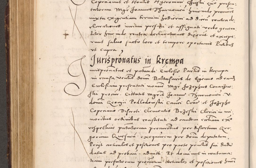 Zdjęcie nr 300 dla obiektu archiwalnego: Acta actorum causarum, sentenciarum tam diffinitivarum quam interloquutoriarum, decretorum, obligationum, quietationum et constitucionum procuratorum coram reverendo domino Bartholomeo Ganthkowsky cancellario Gnesnensi, archidiacono et reverendissimi in Christo patris domini Andree Dei gratia episcopi Cracoviensis vicario in spiritualibus generali Cracoviensi ad annum Domini millesimum quingentesimum quingentesimum primum, cuius indictio nona, pontificatus sanctissimi in Christo patris domini Julii divina providencia pape tercii, annus secundus (sic!) felici omine incipiutur.