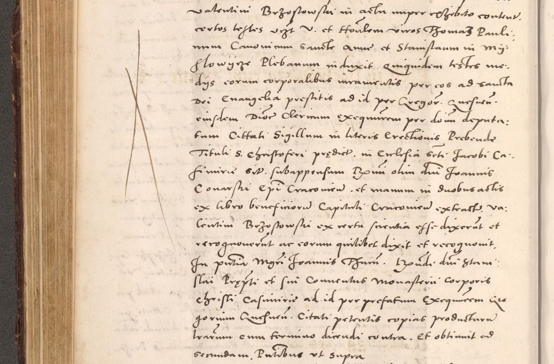 Zdjęcie nr 298 dla obiektu archiwalnego: Acta actorum causarum, sentenciarum tam diffinitivarum quam interloquutoriarum, decretorum, obligationum, quietationum et constitucionum procuratorum coram reverendo domino Bartholomeo Ganthkowsky cancellario Gnesnensi, archidiacono et reverendissimi in Christo patris domini Andree Dei gratia episcopi Cracoviensis vicario in spiritualibus generali Cracoviensi ad annum Domini millesimum quingentesimum quingentesimum primum, cuius indictio nona, pontificatus sanctissimi in Christo patris domini Julii divina providencia pape tercii, annus secundus (sic!) felici omine incipiutur.