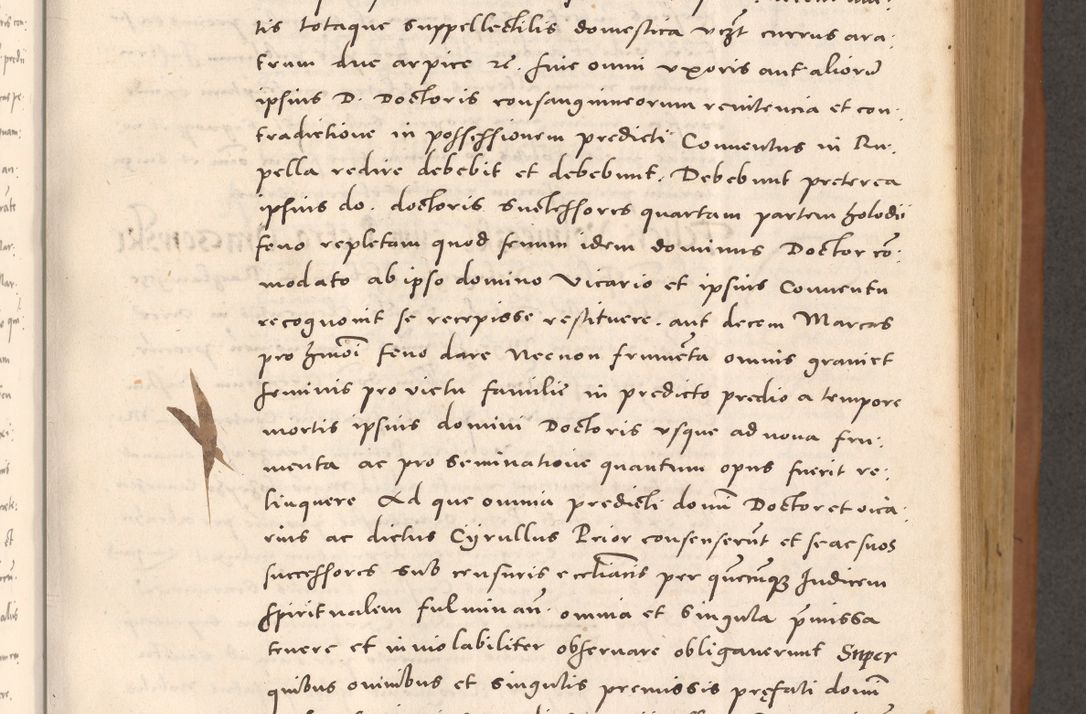 Zdjęcie nr 287 dla obiektu archiwalnego: Acta actorum causarum, sentenciarum tam diffinitivarum quam interloquutoriarum, decretorum, obligationum, quietationum et constitucionum procuratorum coram reverendo domino Bartholomeo Ganthkowsky cancellario Gnesnensi, archidiacono et reverendissimi in Christo patris domini Andree Dei gratia episcopi Cracoviensis vicario in spiritualibus generali Cracoviensi ad annum Domini millesimum quingentesimum quingentesimum primum, cuius indictio nona, pontificatus sanctissimi in Christo patris domini Julii divina providencia pape tercii, annus secundus (sic!) felici omine incipiutur.