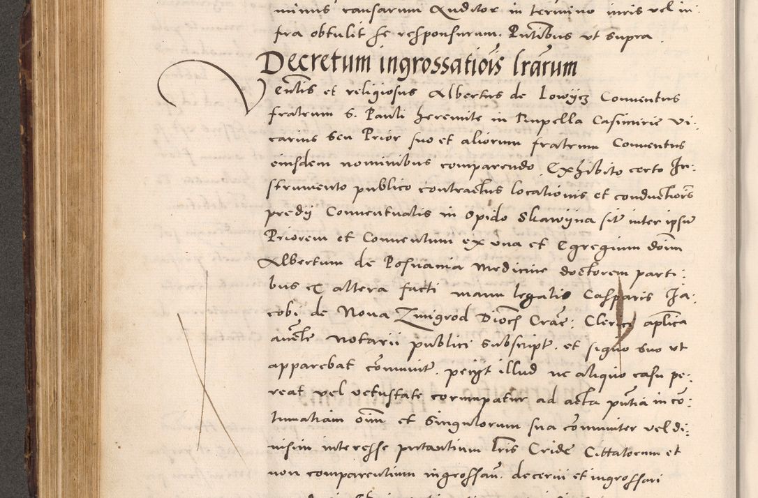 Zdjęcie nr 284 dla obiektu archiwalnego: Acta actorum causarum, sentenciarum tam diffinitivarum quam interloquutoriarum, decretorum, obligationum, quietationum et constitucionum procuratorum coram reverendo domino Bartholomeo Ganthkowsky cancellario Gnesnensi, archidiacono et reverendissimi in Christo patris domini Andree Dei gratia episcopi Cracoviensis vicario in spiritualibus generali Cracoviensi ad annum Domini millesimum quingentesimum quingentesimum primum, cuius indictio nona, pontificatus sanctissimi in Christo patris domini Julii divina providencia pape tercii, annus secundus (sic!) felici omine incipiutur.