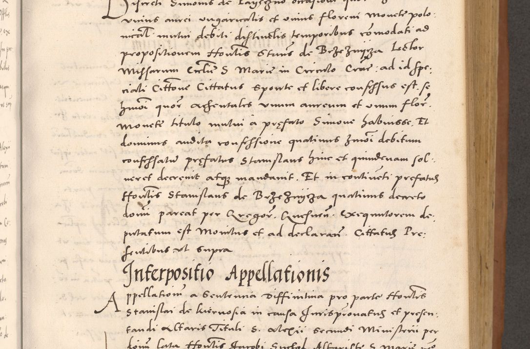 Zdjęcie nr 283 dla obiektu archiwalnego: Acta actorum causarum, sentenciarum tam diffinitivarum quam interloquutoriarum, decretorum, obligationum, quietationum et constitucionum procuratorum coram reverendo domino Bartholomeo Ganthkowsky cancellario Gnesnensi, archidiacono et reverendissimi in Christo patris domini Andree Dei gratia episcopi Cracoviensis vicario in spiritualibus generali Cracoviensi ad annum Domini millesimum quingentesimum quingentesimum primum, cuius indictio nona, pontificatus sanctissimi in Christo patris domini Julii divina providencia pape tercii, annus secundus (sic!) felici omine incipiutur.