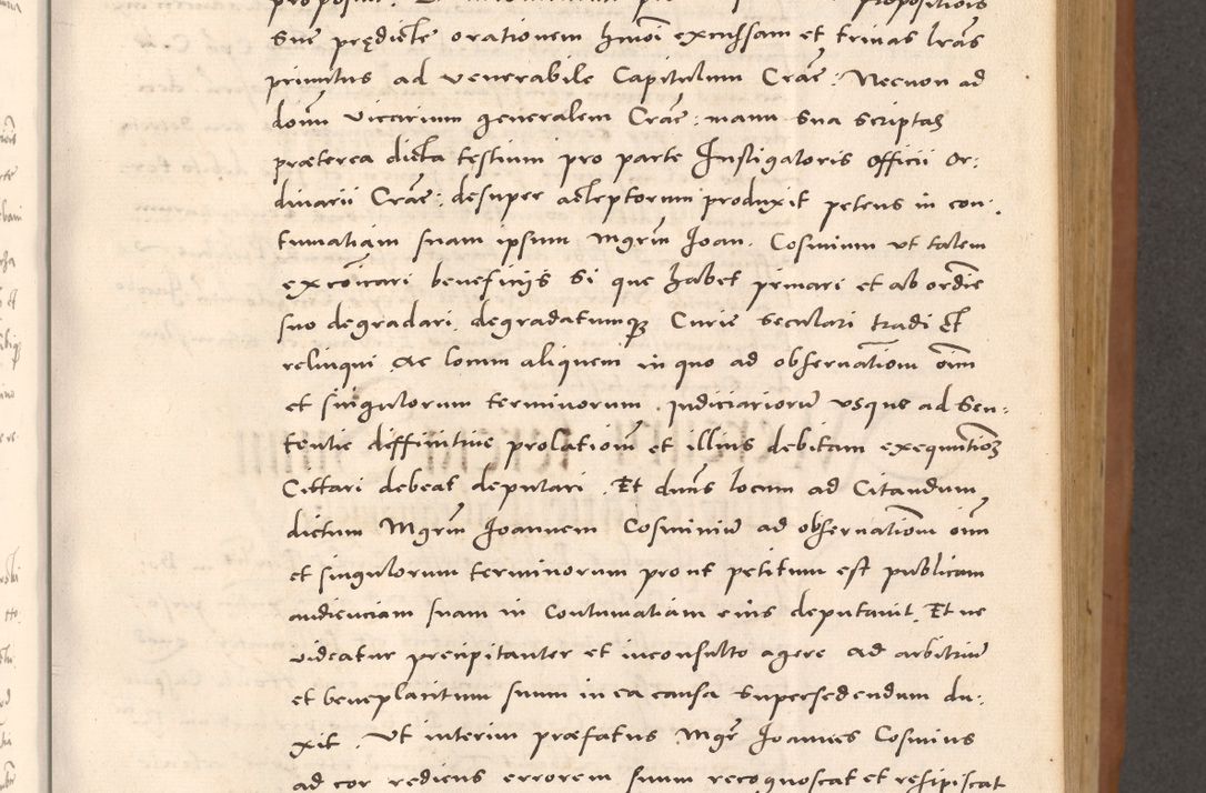 Zdjęcie nr 277 dla obiektu archiwalnego: Acta actorum causarum, sentenciarum tam diffinitivarum quam interloquutoriarum, decretorum, obligationum, quietationum et constitucionum procuratorum coram reverendo domino Bartholomeo Ganthkowsky cancellario Gnesnensi, archidiacono et reverendissimi in Christo patris domini Andree Dei gratia episcopi Cracoviensis vicario in spiritualibus generali Cracoviensi ad annum Domini millesimum quingentesimum quingentesimum primum, cuius indictio nona, pontificatus sanctissimi in Christo patris domini Julii divina providencia pape tercii, annus secundus (sic!) felici omine incipiutur.
