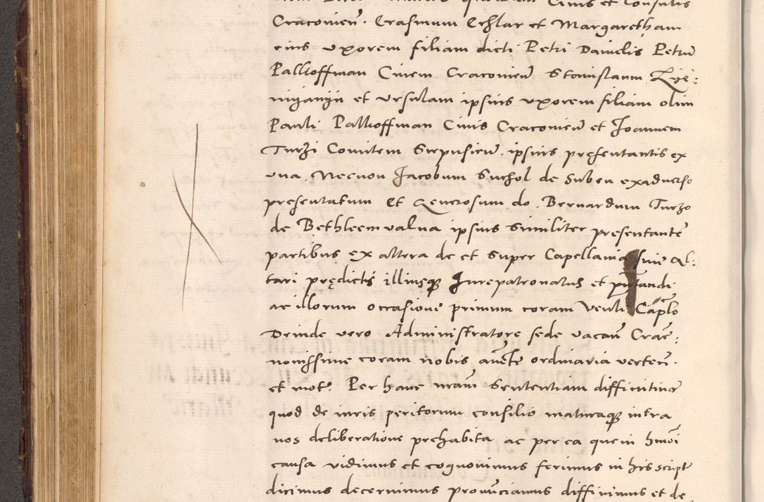 Zdjęcie nr 274 dla obiektu archiwalnego: Acta actorum causarum, sentenciarum tam diffinitivarum quam interloquutoriarum, decretorum, obligationum, quietationum et constitucionum procuratorum coram reverendo domino Bartholomeo Ganthkowsky cancellario Gnesnensi, archidiacono et reverendissimi in Christo patris domini Andree Dei gratia episcopi Cracoviensis vicario in spiritualibus generali Cracoviensi ad annum Domini millesimum quingentesimum quingentesimum primum, cuius indictio nona, pontificatus sanctissimi in Christo patris domini Julii divina providencia pape tercii, annus secundus (sic!) felici omine incipiutur.