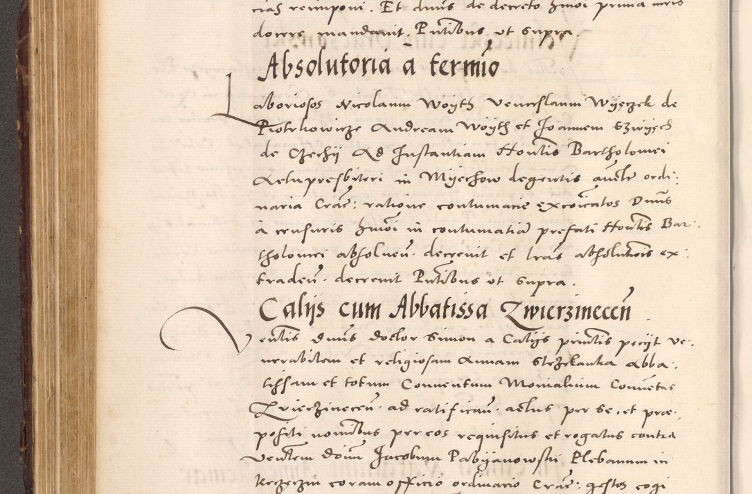 Zdjęcie nr 268 dla obiektu archiwalnego: Acta actorum causarum, sentenciarum tam diffinitivarum quam interloquutoriarum, decretorum, obligationum, quietationum et constitucionum procuratorum coram reverendo domino Bartholomeo Ganthkowsky cancellario Gnesnensi, archidiacono et reverendissimi in Christo patris domini Andree Dei gratia episcopi Cracoviensis vicario in spiritualibus generali Cracoviensi ad annum Domini millesimum quingentesimum quingentesimum primum, cuius indictio nona, pontificatus sanctissimi in Christo patris domini Julii divina providencia pape tercii, annus secundus (sic!) felici omine incipiutur.