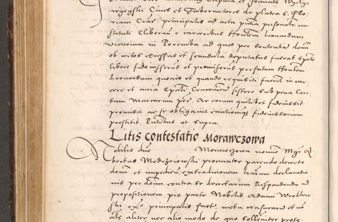 Zdjęcie nr 266 dla obiektu archiwalnego: Acta actorum causarum, sentenciarum tam diffinitivarum quam interloquutoriarum, decretorum, obligationum, quietationum et constitucionum procuratorum coram reverendo domino Bartholomeo Ganthkowsky cancellario Gnesnensi, archidiacono et reverendissimi in Christo patris domini Andree Dei gratia episcopi Cracoviensis vicario in spiritualibus generali Cracoviensi ad annum Domini millesimum quingentesimum quingentesimum primum, cuius indictio nona, pontificatus sanctissimi in Christo patris domini Julii divina providencia pape tercii, annus secundus (sic!) felici omine incipiutur.