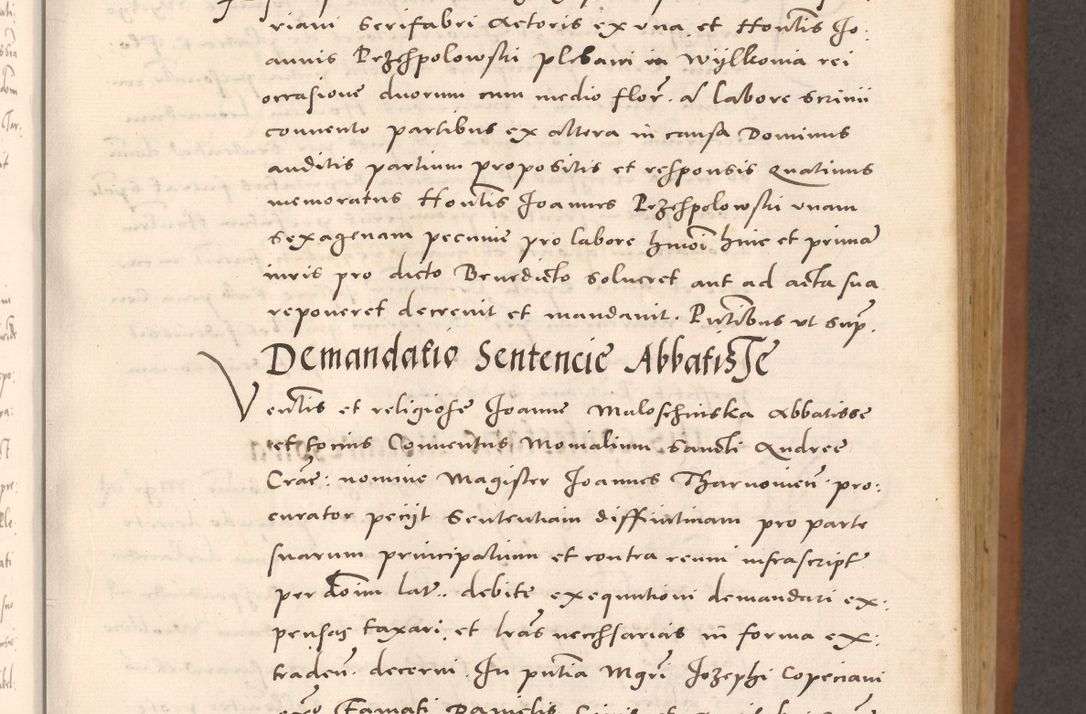 Zdjęcie nr 265 dla obiektu archiwalnego: Acta actorum causarum, sentenciarum tam diffinitivarum quam interloquutoriarum, decretorum, obligationum, quietationum et constitucionum procuratorum coram reverendo domino Bartholomeo Ganthkowsky cancellario Gnesnensi, archidiacono et reverendissimi in Christo patris domini Andree Dei gratia episcopi Cracoviensis vicario in spiritualibus generali Cracoviensi ad annum Domini millesimum quingentesimum quingentesimum primum, cuius indictio nona, pontificatus sanctissimi in Christo patris domini Julii divina providencia pape tercii, annus secundus (sic!) felici omine incipiutur.