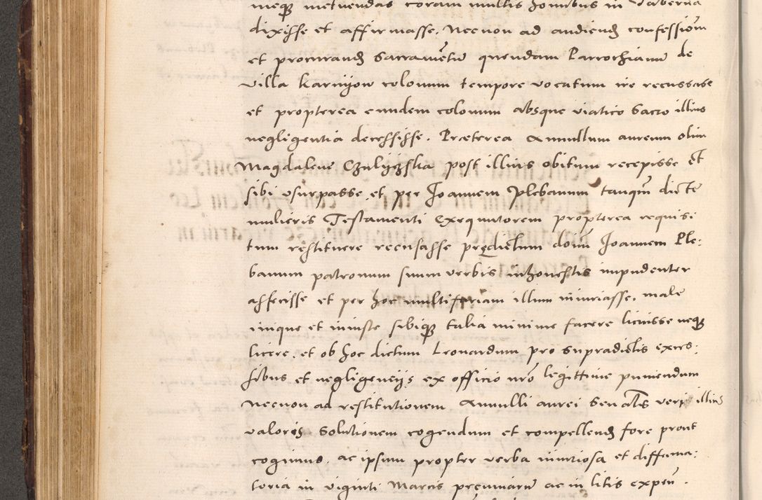 Zdjęcie nr 258 dla obiektu archiwalnego: Acta actorum causarum, sentenciarum tam diffinitivarum quam interloquutoriarum, decretorum, obligationum, quietationum et constitucionum procuratorum coram reverendo domino Bartholomeo Ganthkowsky cancellario Gnesnensi, archidiacono et reverendissimi in Christo patris domini Andree Dei gratia episcopi Cracoviensis vicario in spiritualibus generali Cracoviensi ad annum Domini millesimum quingentesimum quingentesimum primum, cuius indictio nona, pontificatus sanctissimi in Christo patris domini Julii divina providencia pape tercii, annus secundus (sic!) felici omine incipiutur.