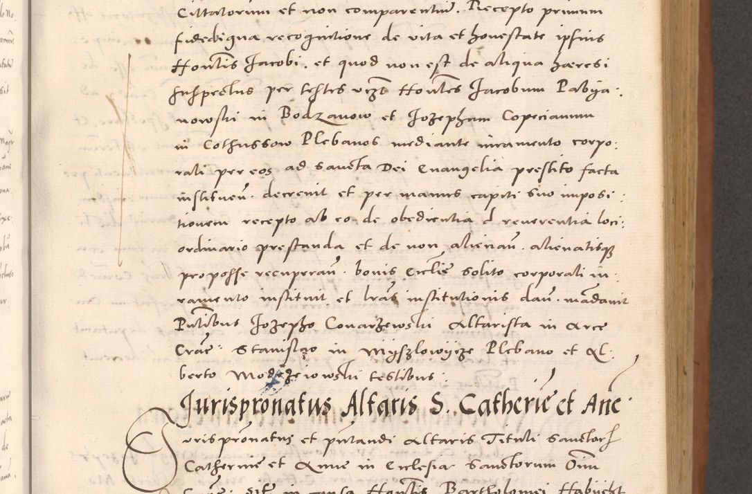 Zdjęcie nr 247 dla obiektu archiwalnego: Acta actorum causarum, sentenciarum tam diffinitivarum quam interloquutoriarum, decretorum, obligationum, quietationum et constitucionum procuratorum coram reverendo domino Bartholomeo Ganthkowsky cancellario Gnesnensi, archidiacono et reverendissimi in Christo patris domini Andree Dei gratia episcopi Cracoviensis vicario in spiritualibus generali Cracoviensi ad annum Domini millesimum quingentesimum quingentesimum primum, cuius indictio nona, pontificatus sanctissimi in Christo patris domini Julii divina providencia pape tercii, annus secundus (sic!) felici omine incipiutur.