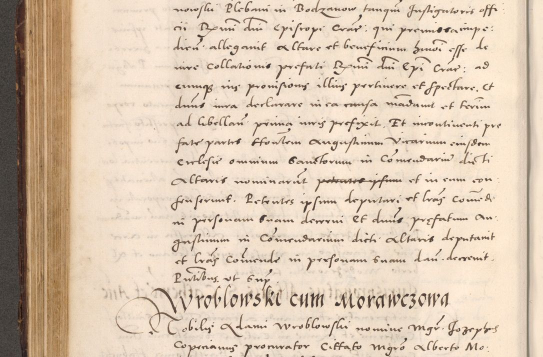 Zdjęcie nr 248 dla obiektu archiwalnego: Acta actorum causarum, sentenciarum tam diffinitivarum quam interloquutoriarum, decretorum, obligationum, quietationum et constitucionum procuratorum coram reverendo domino Bartholomeo Ganthkowsky cancellario Gnesnensi, archidiacono et reverendissimi in Christo patris domini Andree Dei gratia episcopi Cracoviensis vicario in spiritualibus generali Cracoviensi ad annum Domini millesimum quingentesimum quingentesimum primum, cuius indictio nona, pontificatus sanctissimi in Christo patris domini Julii divina providencia pape tercii, annus secundus (sic!) felici omine incipiutur.