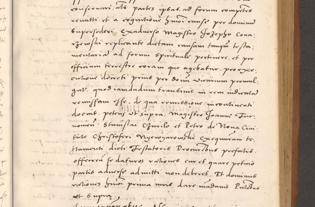 Zdjęcie nr 243 dla obiektu archiwalnego: Acta actorum causarum, sentenciarum tam diffinitivarum quam interloquutoriarum, decretorum, obligationum, quietationum et constitucionum procuratorum coram reverendo domino Bartholomeo Ganthkowsky cancellario Gnesnensi, archidiacono et reverendissimi in Christo patris domini Andree Dei gratia episcopi Cracoviensis vicario in spiritualibus generali Cracoviensi ad annum Domini millesimum quingentesimum quingentesimum primum, cuius indictio nona, pontificatus sanctissimi in Christo patris domini Julii divina providencia pape tercii, annus secundus (sic!) felici omine incipiutur.