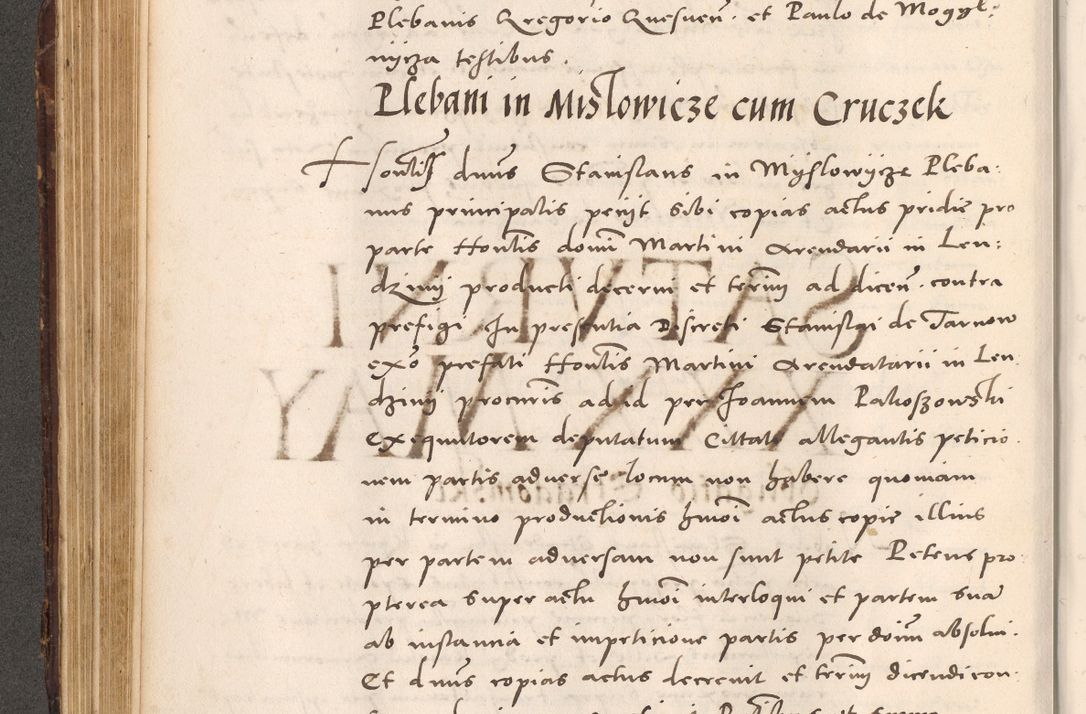 Zdjęcie nr 234 dla obiektu archiwalnego: Acta actorum causarum, sentenciarum tam diffinitivarum quam interloquutoriarum, decretorum, obligationum, quietationum et constitucionum procuratorum coram reverendo domino Bartholomeo Ganthkowsky cancellario Gnesnensi, archidiacono et reverendissimi in Christo patris domini Andree Dei gratia episcopi Cracoviensis vicario in spiritualibus generali Cracoviensi ad annum Domini millesimum quingentesimum quingentesimum primum, cuius indictio nona, pontificatus sanctissimi in Christo patris domini Julii divina providencia pape tercii, annus secundus (sic!) felici omine incipiutur.