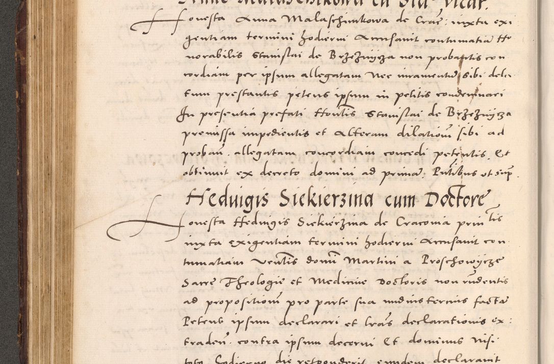 Zdjęcie nr 220 dla obiektu archiwalnego: Acta actorum causarum, sentenciarum tam diffinitivarum quam interloquutoriarum, decretorum, obligationum, quietationum et constitucionum procuratorum coram reverendo domino Bartholomeo Ganthkowsky cancellario Gnesnensi, archidiacono et reverendissimi in Christo patris domini Andree Dei gratia episcopi Cracoviensis vicario in spiritualibus generali Cracoviensi ad annum Domini millesimum quingentesimum quingentesimum primum, cuius indictio nona, pontificatus sanctissimi in Christo patris domini Julii divina providencia pape tercii, annus secundus (sic!) felici omine incipiutur.