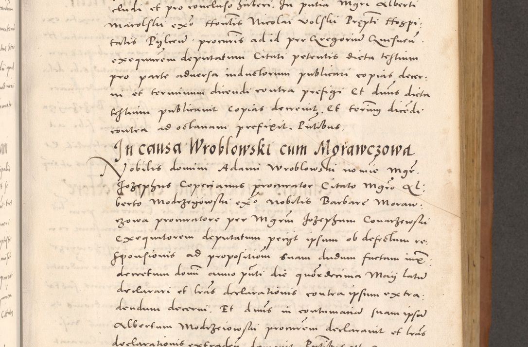 Zdjęcie nr 219 dla obiektu archiwalnego: Acta actorum causarum, sentenciarum tam diffinitivarum quam interloquutoriarum, decretorum, obligationum, quietationum et constitucionum procuratorum coram reverendo domino Bartholomeo Ganthkowsky cancellario Gnesnensi, archidiacono et reverendissimi in Christo patris domini Andree Dei gratia episcopi Cracoviensis vicario in spiritualibus generali Cracoviensi ad annum Domini millesimum quingentesimum quingentesimum primum, cuius indictio nona, pontificatus sanctissimi in Christo patris domini Julii divina providencia pape tercii, annus secundus (sic!) felici omine incipiutur.