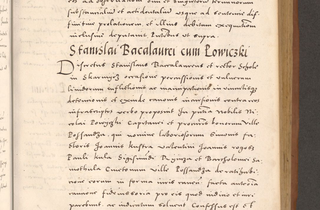 Zdjęcie nr 217 dla obiektu archiwalnego: Acta actorum causarum, sentenciarum tam diffinitivarum quam interloquutoriarum, decretorum, obligationum, quietationum et constitucionum procuratorum coram reverendo domino Bartholomeo Ganthkowsky cancellario Gnesnensi, archidiacono et reverendissimi in Christo patris domini Andree Dei gratia episcopi Cracoviensis vicario in spiritualibus generali Cracoviensi ad annum Domini millesimum quingentesimum quingentesimum primum, cuius indictio nona, pontificatus sanctissimi in Christo patris domini Julii divina providencia pape tercii, annus secundus (sic!) felici omine incipiutur.