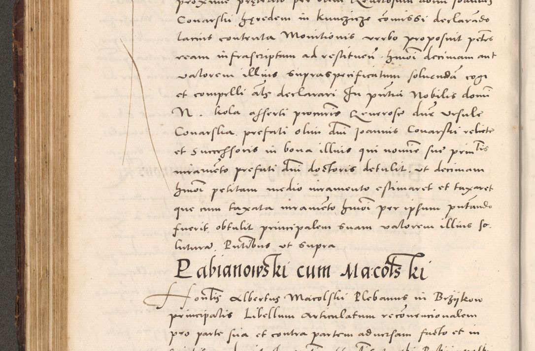 Zdjęcie nr 204 dla obiektu archiwalnego: Acta actorum causarum, sentenciarum tam diffinitivarum quam interloquutoriarum, decretorum, obligationum, quietationum et constitucionum procuratorum coram reverendo domino Bartholomeo Ganthkowsky cancellario Gnesnensi, archidiacono et reverendissimi in Christo patris domini Andree Dei gratia episcopi Cracoviensis vicario in spiritualibus generali Cracoviensi ad annum Domini millesimum quingentesimum quingentesimum primum, cuius indictio nona, pontificatus sanctissimi in Christo patris domini Julii divina providencia pape tercii, annus secundus (sic!) felici omine incipiutur.