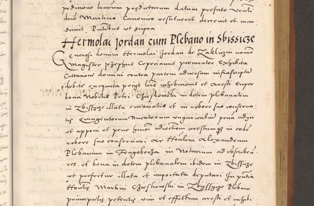 Zdjęcie nr 199 dla obiektu archiwalnego: Acta actorum causarum, sentenciarum tam diffinitivarum quam interloquutoriarum, decretorum, obligationum, quietationum et constitucionum procuratorum coram reverendo domino Bartholomeo Ganthkowsky cancellario Gnesnensi, archidiacono et reverendissimi in Christo patris domini Andree Dei gratia episcopi Cracoviensis vicario in spiritualibus generali Cracoviensi ad annum Domini millesimum quingentesimum quingentesimum primum, cuius indictio nona, pontificatus sanctissimi in Christo patris domini Julii divina providencia pape tercii, annus secundus (sic!) felici omine incipiutur.