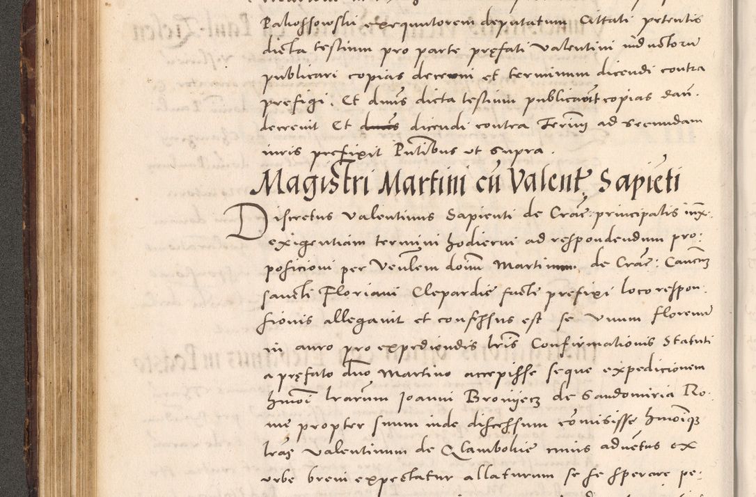 Zdjęcie nr 198 dla obiektu archiwalnego: Acta actorum causarum, sentenciarum tam diffinitivarum quam interloquutoriarum, decretorum, obligationum, quietationum et constitucionum procuratorum coram reverendo domino Bartholomeo Ganthkowsky cancellario Gnesnensi, archidiacono et reverendissimi in Christo patris domini Andree Dei gratia episcopi Cracoviensis vicario in spiritualibus generali Cracoviensi ad annum Domini millesimum quingentesimum quingentesimum primum, cuius indictio nona, pontificatus sanctissimi in Christo patris domini Julii divina providencia pape tercii, annus secundus (sic!) felici omine incipiutur.