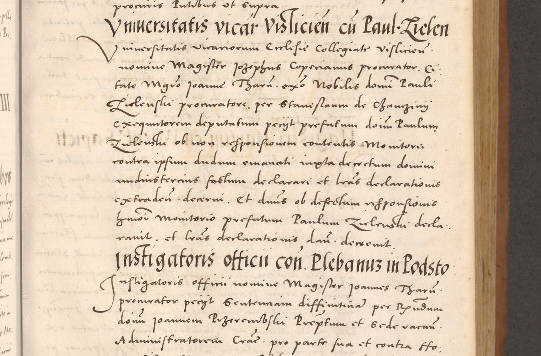 Zdjęcie nr 197 dla obiektu archiwalnego: Acta actorum causarum, sentenciarum tam diffinitivarum quam interloquutoriarum, decretorum, obligationum, quietationum et constitucionum procuratorum coram reverendo domino Bartholomeo Ganthkowsky cancellario Gnesnensi, archidiacono et reverendissimi in Christo patris domini Andree Dei gratia episcopi Cracoviensis vicario in spiritualibus generali Cracoviensi ad annum Domini millesimum quingentesimum quingentesimum primum, cuius indictio nona, pontificatus sanctissimi in Christo patris domini Julii divina providencia pape tercii, annus secundus (sic!) felici omine incipiutur.