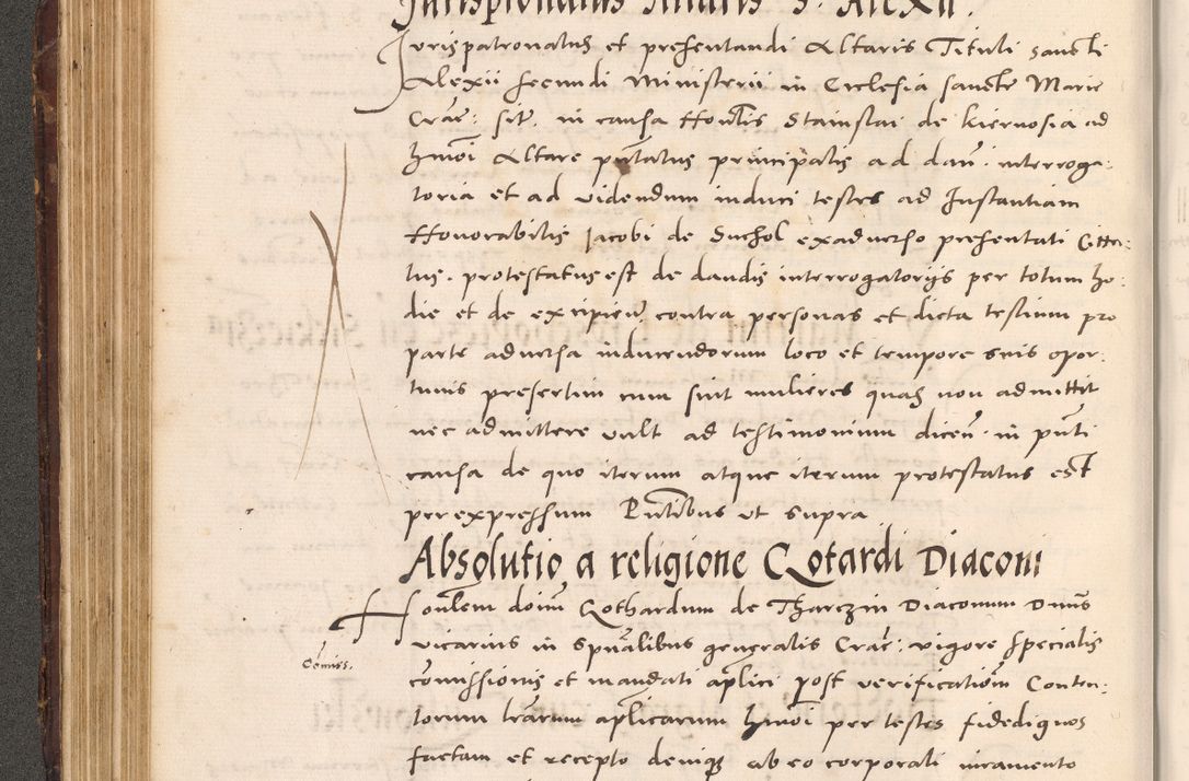 Zdjęcie nr 194 dla obiektu archiwalnego: Acta actorum causarum, sentenciarum tam diffinitivarum quam interloquutoriarum, decretorum, obligationum, quietationum et constitucionum procuratorum coram reverendo domino Bartholomeo Ganthkowsky cancellario Gnesnensi, archidiacono et reverendissimi in Christo patris domini Andree Dei gratia episcopi Cracoviensis vicario in spiritualibus generali Cracoviensi ad annum Domini millesimum quingentesimum quingentesimum primum, cuius indictio nona, pontificatus sanctissimi in Christo patris domini Julii divina providencia pape tercii, annus secundus (sic!) felici omine incipiutur.