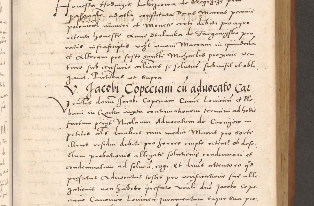 Zdjęcie nr 191 dla obiektu archiwalnego: Acta actorum causarum, sentenciarum tam diffinitivarum quam interloquutoriarum, decretorum, obligationum, quietationum et constitucionum procuratorum coram reverendo domino Bartholomeo Ganthkowsky cancellario Gnesnensi, archidiacono et reverendissimi in Christo patris domini Andree Dei gratia episcopi Cracoviensis vicario in spiritualibus generali Cracoviensi ad annum Domini millesimum quingentesimum quingentesimum primum, cuius indictio nona, pontificatus sanctissimi in Christo patris domini Julii divina providencia pape tercii, annus secundus (sic!) felici omine incipiutur.