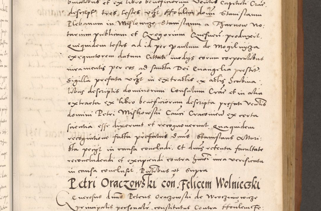 Zdjęcie nr 189 dla obiektu archiwalnego: Acta actorum causarum, sentenciarum tam diffinitivarum quam interloquutoriarum, decretorum, obligationum, quietationum et constitucionum procuratorum coram reverendo domino Bartholomeo Ganthkowsky cancellario Gnesnensi, archidiacono et reverendissimi in Christo patris domini Andree Dei gratia episcopi Cracoviensis vicario in spiritualibus generali Cracoviensi ad annum Domini millesimum quingentesimum quingentesimum primum, cuius indictio nona, pontificatus sanctissimi in Christo patris domini Julii divina providencia pape tercii, annus secundus (sic!) felici omine incipiutur.