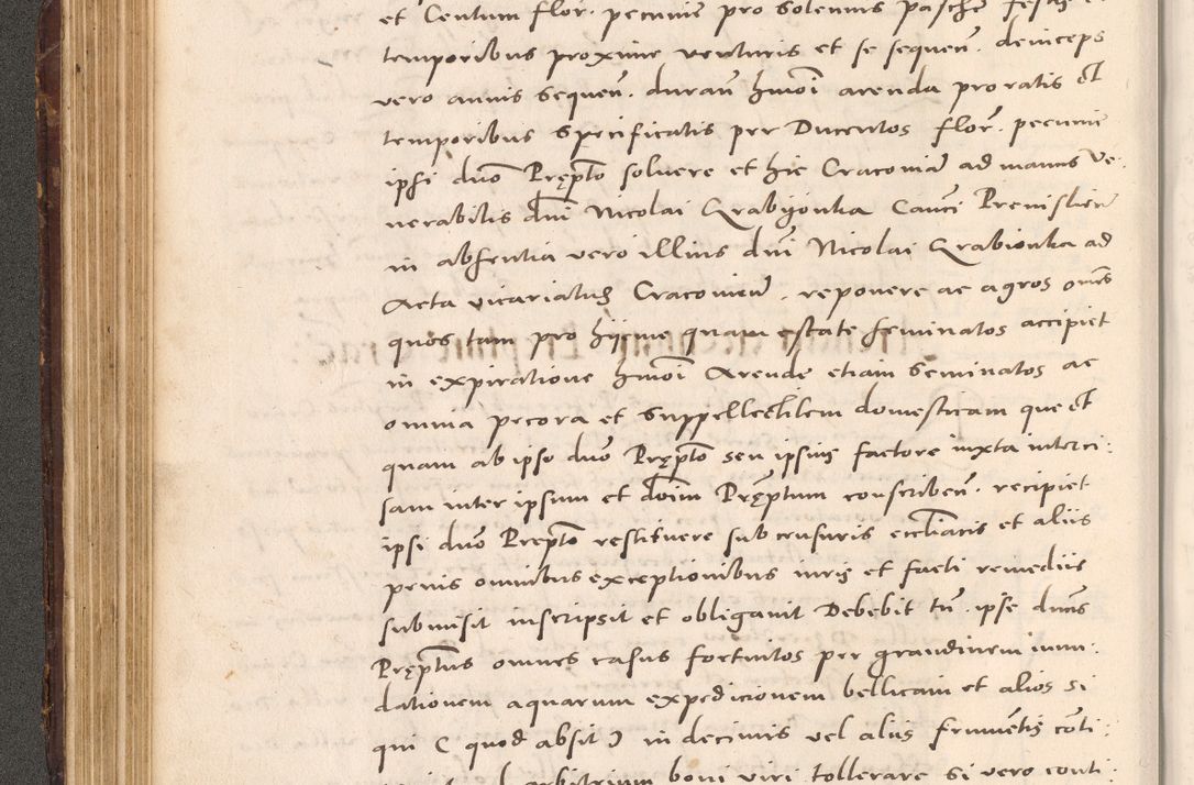 Zdjęcie nr 186 dla obiektu archiwalnego: Acta actorum causarum, sentenciarum tam diffinitivarum quam interloquutoriarum, decretorum, obligationum, quietationum et constitucionum procuratorum coram reverendo domino Bartholomeo Ganthkowsky cancellario Gnesnensi, archidiacono et reverendissimi in Christo patris domini Andree Dei gratia episcopi Cracoviensis vicario in spiritualibus generali Cracoviensi ad annum Domini millesimum quingentesimum quingentesimum primum, cuius indictio nona, pontificatus sanctissimi in Christo patris domini Julii divina providencia pape tercii, annus secundus (sic!) felici omine incipiutur.