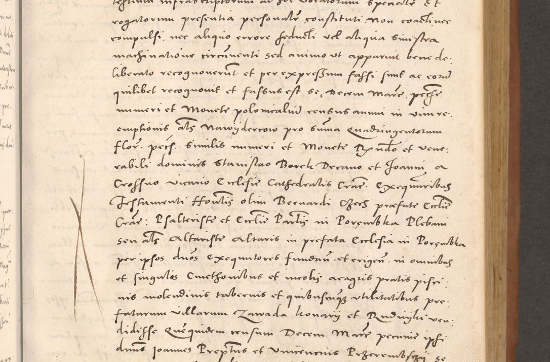 Zdjęcie nr 177 dla obiektu archiwalnego: Acta actorum causarum, sentenciarum tam diffinitivarum quam interloquutoriarum, decretorum, obligationum, quietationum et constitucionum procuratorum coram reverendo domino Bartholomeo Ganthkowsky cancellario Gnesnensi, archidiacono et reverendissimi in Christo patris domini Andree Dei gratia episcopi Cracoviensis vicario in spiritualibus generali Cracoviensi ad annum Domini millesimum quingentesimum quingentesimum primum, cuius indictio nona, pontificatus sanctissimi in Christo patris domini Julii divina providencia pape tercii, annus secundus (sic!) felici omine incipiutur.