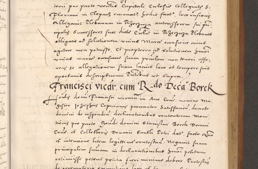 Zdjęcie nr 175 dla obiektu archiwalnego: Acta actorum causarum, sentenciarum tam diffinitivarum quam interloquutoriarum, decretorum, obligationum, quietationum et constitucionum procuratorum coram reverendo domino Bartholomeo Ganthkowsky cancellario Gnesnensi, archidiacono et reverendissimi in Christo patris domini Andree Dei gratia episcopi Cracoviensis vicario in spiritualibus generali Cracoviensi ad annum Domini millesimum quingentesimum quingentesimum primum, cuius indictio nona, pontificatus sanctissimi in Christo patris domini Julii divina providencia pape tercii, annus secundus (sic!) felici omine incipiutur.