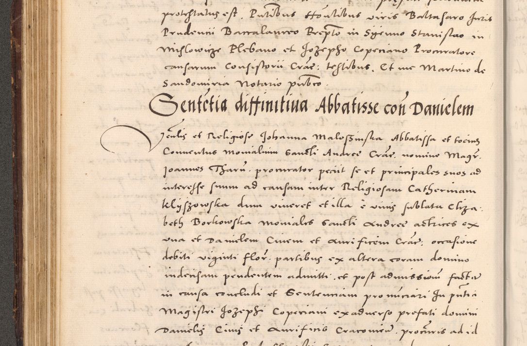 Zdjęcie nr 172 dla obiektu archiwalnego: Acta actorum causarum, sentenciarum tam diffinitivarum quam interloquutoriarum, decretorum, obligationum, quietationum et constitucionum procuratorum coram reverendo domino Bartholomeo Ganthkowsky cancellario Gnesnensi, archidiacono et reverendissimi in Christo patris domini Andree Dei gratia episcopi Cracoviensis vicario in spiritualibus generali Cracoviensi ad annum Domini millesimum quingentesimum quingentesimum primum, cuius indictio nona, pontificatus sanctissimi in Christo patris domini Julii divina providencia pape tercii, annus secundus (sic!) felici omine incipiutur.