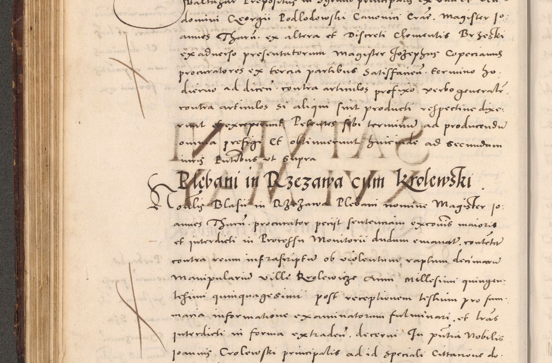 Zdjęcie nr 168 dla obiektu archiwalnego: Acta actorum causarum, sentenciarum tam diffinitivarum quam interloquutoriarum, decretorum, obligationum, quietationum et constitucionum procuratorum coram reverendo domino Bartholomeo Ganthkowsky cancellario Gnesnensi, archidiacono et reverendissimi in Christo patris domini Andree Dei gratia episcopi Cracoviensis vicario in spiritualibus generali Cracoviensi ad annum Domini millesimum quingentesimum quingentesimum primum, cuius indictio nona, pontificatus sanctissimi in Christo patris domini Julii divina providencia pape tercii, annus secundus (sic!) felici omine incipiutur.